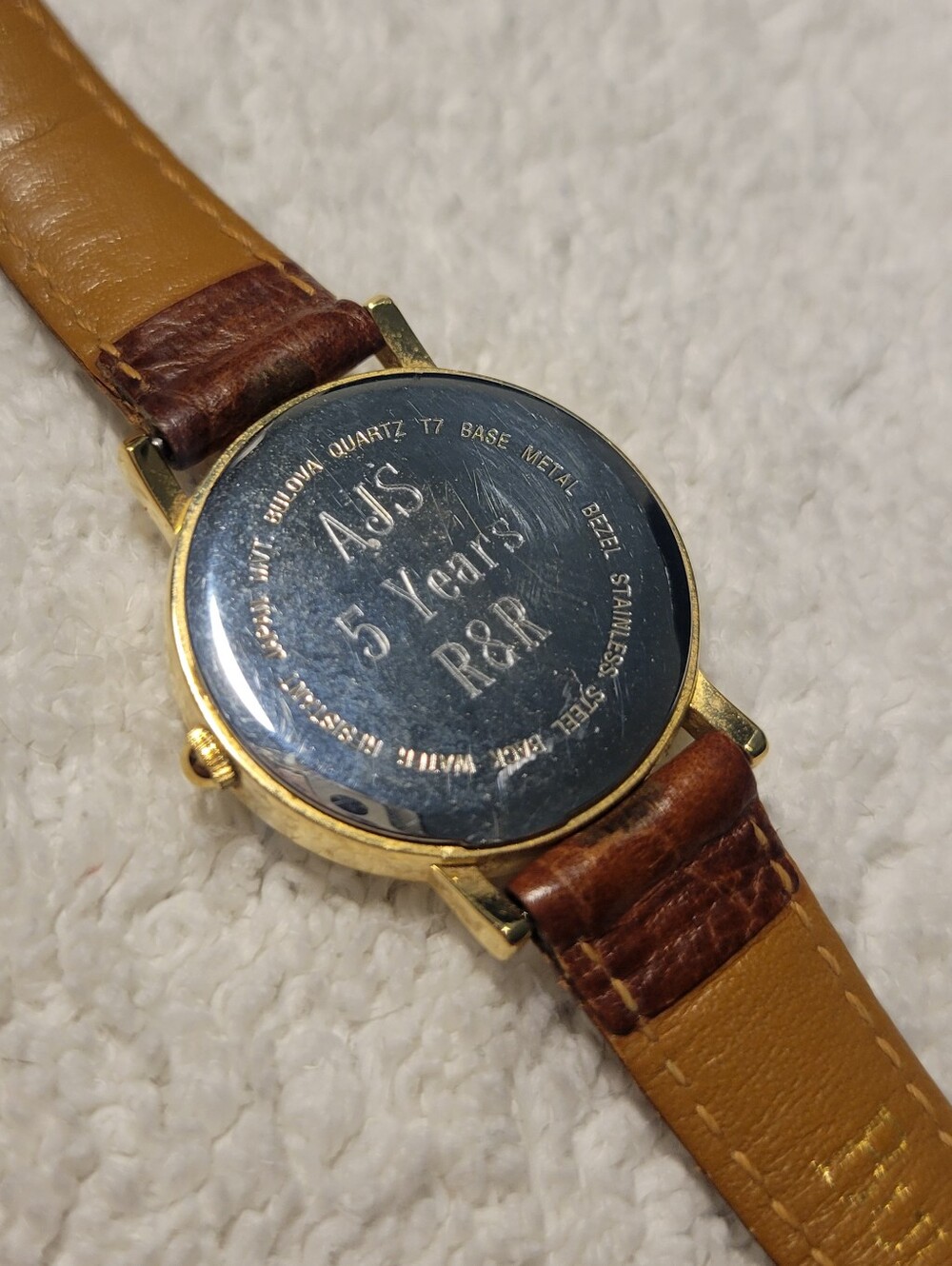 Bulova Men's Quartz Analog Leather Watch - Picture 6 of 10